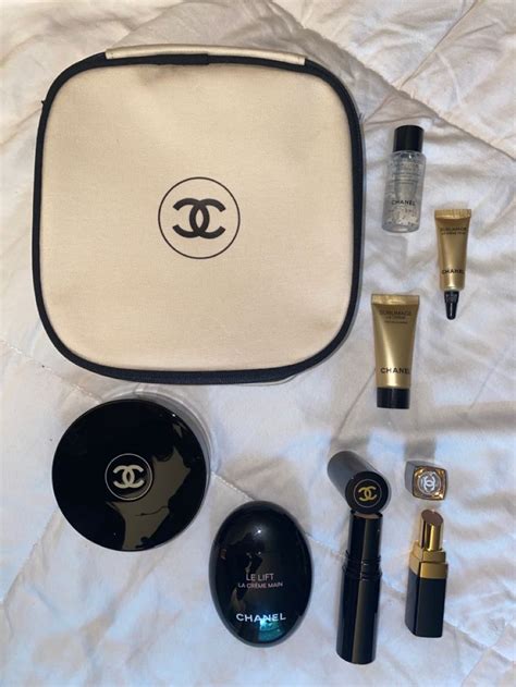 chanel small cosmetic pouch|chanel makeup bag 2023.